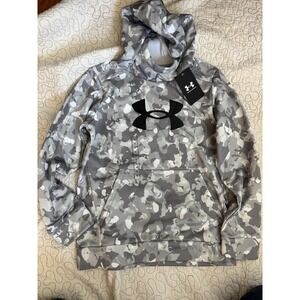 Under Armour Boy's Gray Camo Hoodie Sweatshirt Size Medium [COPY]